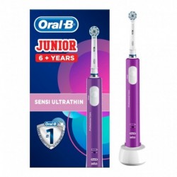 Brosse à dents électrique Oral-B Junior Sensi Ulrathin Violette