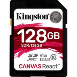 128GB SDXC CANVAS REACT SDR/128GB