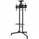 FLOOR STAND/TROLLEY 32-52IN BLA