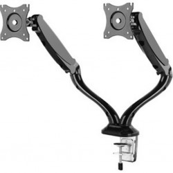 DESK MOUNT DUAL 19-27IN GAS BLA