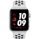 Apple Watch Nike+ Série 3 (38mm) Boîtier en aluminium argent avec Bracelet Sport Nike Platine pur/Noir (GPS) MQKX2 (late 2017)