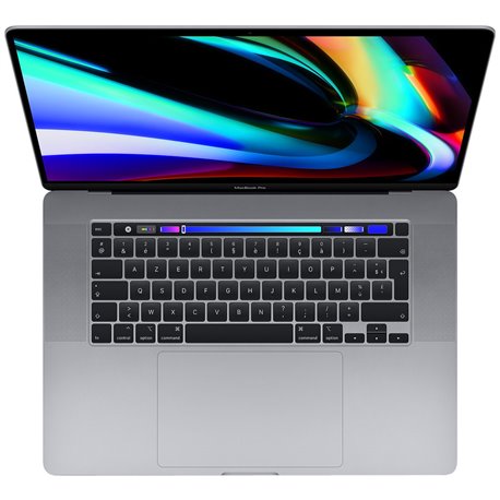 Apple MacBook Pro i9 2,4Ghz 64Go/2To Radeon Pro 5500M/8Go 16" Touch Gris sidéral MVVK2 (late 2019)