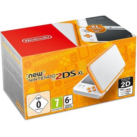 Nintendo Console New 2DS XL Blanc + Orange