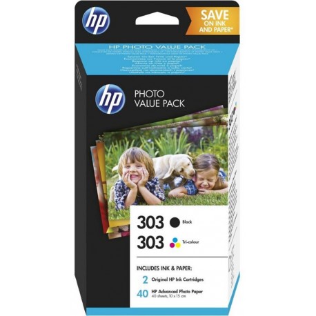 HP 303 PVP WITH INK CARTR BLACK