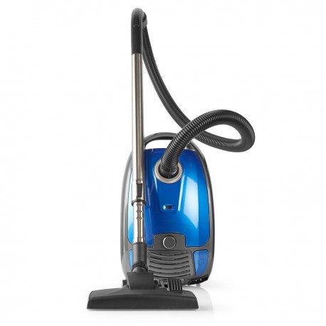 Nedis Aspirateur Avec Sac 700 W Brosse Parquet Capacité de Rétention de Poussière de 3,5 L Bleu