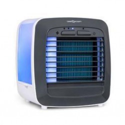 Oneconcept IceCube Rafraîchisseur d´air compact - ventilateur 3 vitesses, humidificateur & purificateur + pains de glace inclus