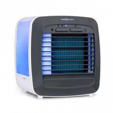 Oneconcept IceCube Rafraîchisseur d´air compact - ventilateur 3 vitesses, humidificateur & purificateur + pains de glace inclus