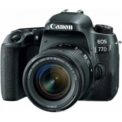 Canon Appareil Photo Reflex EOS 77D 24.2MP + objectif standard 18-55mm