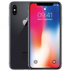 Apple iPhone X 256Go Gris sideral MQAF2 (late 2017)