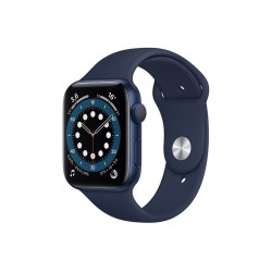 Apple Watch Series 6 GPS Aluminium Bleu de 44 mm Bracelet Sport Marine Intense M00J3 (late 2020)