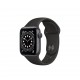 Apple Watch Series 6 GPS, Boitier aluminium Gris Sideral 40 mm Boucle Sport Noir MG133 (late 2020)