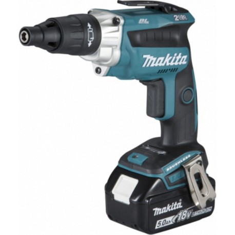 Makita Visseuse placo plaque de plâtre 18 V Li-Ion 5 Ah Makita DFS251RTJ