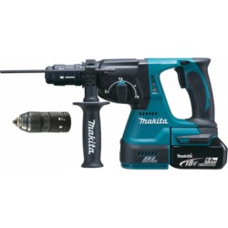 Makita Perfo-burineur SDS-Plus 18 V Li-Ion 5 Ah 24 mm DHR243RTJ