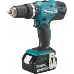 Makita Perceuse visseuse à percussion Li-Ion 18 Volts 3 Ah diamètre 13 mm modèle DHP453SFE