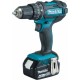 Makita Perceuse visseuse à percussion sans fil 18 Volts Li-Ion 4 Ah Ø diamètre 13mm DHP482RMJ