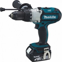 Makita Perceuse visseuse à percussion BL1840 X2 80N 3V modèle DHP451RMJ