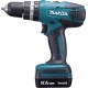 Makita Perceuse visseuse à percussion 14,4 Volts Li-Ion 1,3 Ah diamètre 10 mm modèle HP347DWE