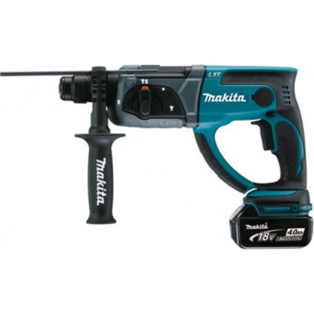 Makita Perforateur Burineur SDS-Plus 18 Volts Li-Ion 4 Ah 20 mm modèle DHR202RMJ