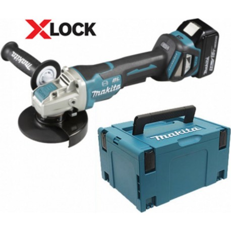 Makita Meuleuse Ø 125 mm 18 V Li-Ion 5 Ah DGA519RTJ1