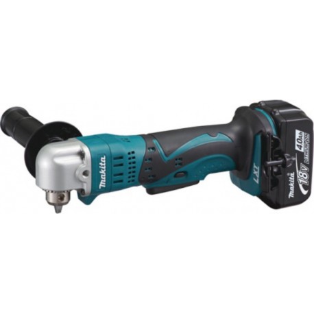 Makita Perceuse visseuse d'angle 18 Volts Li-Ion 4 Ah diamètre 10 mm à clé modèle DDA350RMJ