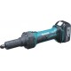 Makita Meuleuse droite 18 volts 3 Ahx2 li-ion queue 8 mm DGD800RFJ