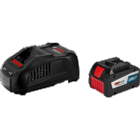 Batterie Bosch PRO Set de base 2 batteries GBA 18V 6,3 Ah EneRacer + GAL 1880 CV Professional 1600A00R1E