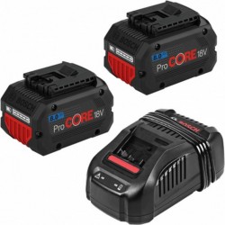 Set batterie 2xProCORE18V 8.0Ah + 1 chargeur GAL 1880 CV Bosch Professional 1600A01C4K