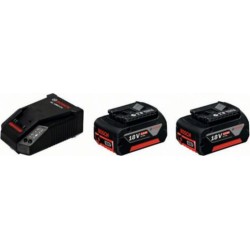 Kit de départ : 2 batteries GBA 18V 4.0Ah + AL 1860 CV Bosch Professional 1600A002F8