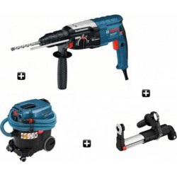 Marteau perforateur SDS-plus GBH 2-28DFV Coffret standard + Aspirateur GAS 35 M AFC + Accessoire GDE 16+ Bosch Pro 0615990G1N