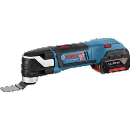 Découpeur ponceur Bosch pro outils multifonctions sans fil GOP 14,4 V-EC + coffret L-BOXX 2 batteries 4Ah 06018B0101