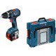 Perceuse visseuse sans fil Bosch pro GSR 14,4 V-LI + GLI PortaLED 136 + coffret L-BOXX 2 batteries 4Ah 060186600K