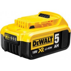 DeWALT Batterie Dewalt 18 Volts 5Ah Li-Ion pour outillage électroportatif DCB184