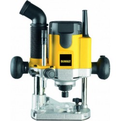 DeWALT Défonceuse dewalt à démarrage progressif et réglage micrométrique 6 - 8mm plongée 55mm 1100W en mallette de transport DW6