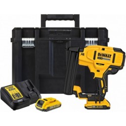 DeWALT Agrafeuse 18Ga XR 18V 2Ah Li-Ion Brushless - 2 batteries - coffret TSTAK Dewalt DCN681D2