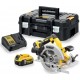 DeWALT Scie circulaire XR 18V 5Ah Li-Ion Brushless 184mm - 2 batteries - coffret TSTAK Dewalt DCS570P2