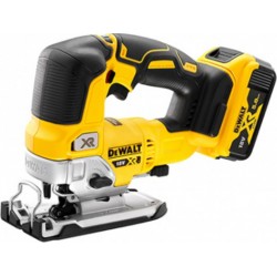 DeWALT Scie sauteuse à poignée supérieure XR 18V 5Ah Li-Ion - 2 batteries - coffret DCS334P2 Dewalt