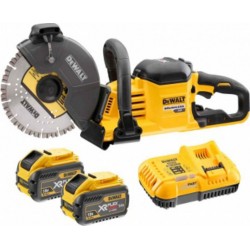 DeWALT Découpeuse électrique XR FLEXVOLT 54V BL 3Ah Li-Ion 230mm - 2 batteries DCS690X2-QW Dewalt