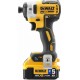 DeWALT Visseuse à chocs XR Dewalt 18V 5Ah Li-Ion BL - TOOLCONNECT - 3 vitesses - 2 batteries - coffret Dewalt DCF888P2B