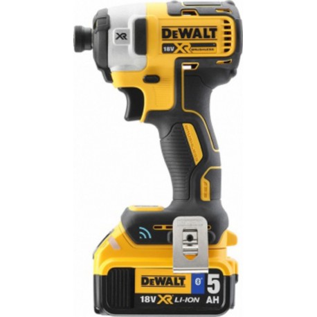 DeWALT Visseuse à chocs XR Dewalt 18V 5Ah Li-Ion BL - TOOLCONNECT - 3 vitesses - 2 batteries - coffret Dewalt DCF888P2B