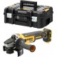 DeWALT Meuleuse Dewalt 125mm XR 18V Brushless 125mm - sans batterie ni chargeur - coffret TSTAK Dewalt DCG405NT