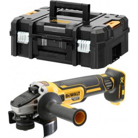 DeWALT Meuleuse Dewalt 125mm XR 18V Brushless 125mm - sans batterie ni chargeur - coffret TSTAK Dewalt DCG405NT