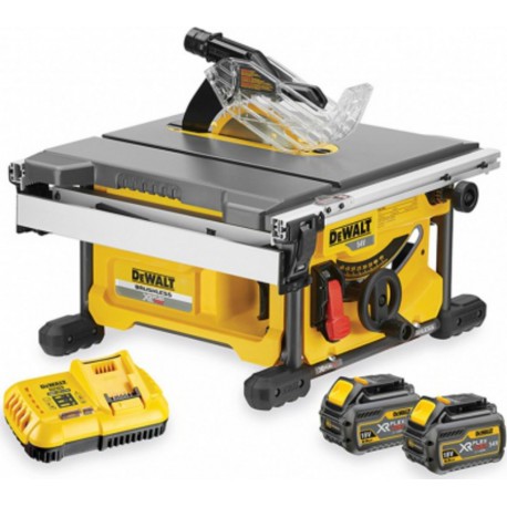 DeWALT Scie à table 210mm 54 Volts XR FLEXVOLT Moteur sans charbon Dewalt DCS7485T2