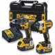 DeWALT Kit 2 outils 18 Volts : Perceuse -visseuse COMPACT (DCD791) + Visseuse à chocs (DCF887) Dewalt DCK268P2T