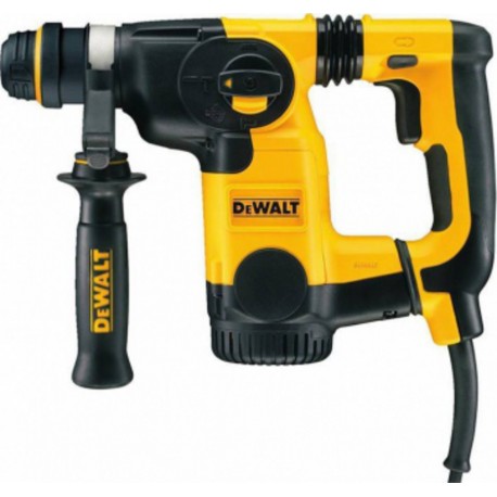 DeWALT Perforateur burineur Dewalt 3 modes SDS Plus 26mm poignée en L avec coffret, malette de transport D25323K