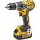 DeWALT Perceuse visseuse Dewalt percussion 13 mm Compact 18 Volts 5Ah Li-Ion G2 XR Brushless sans charbon en coffret T-STAK DCD7