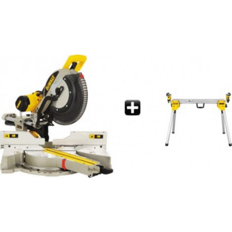 DeWALT Scie à onglets radiale 305 mm Système XPS DWS780 + Piètement DE7033 offert Dewalt DWS780PIET