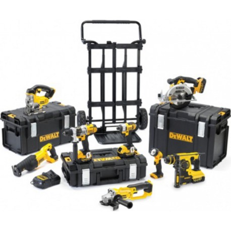 DeWALT Kit 8 outils Mega pack outillage Dewalt gamme XR 18 Volts 4Ah Li-Ion DCK892M4