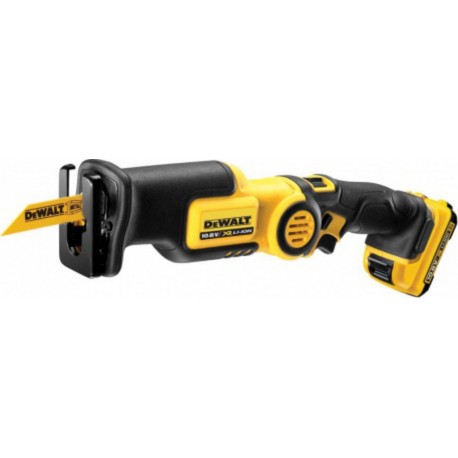 DeWALT Scie sabre Dewalt 10,8 Volts 2Ah Li-Ion en mallette de transport DCS310D2