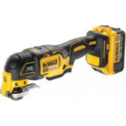 DeWALT Multi Cutter découpeur ponceur multifonctions Dewalt 18 Volts 4Ah Li-Ion avec 32 accessoires en coffret T-STAK DCS355M2