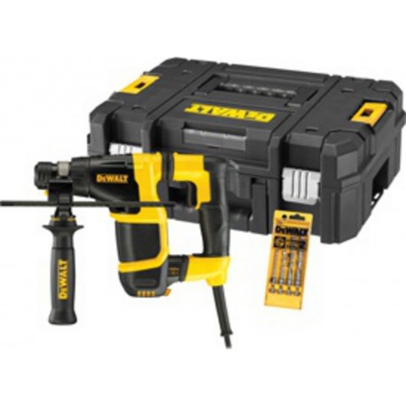 DeWALT Perforateur Dewalt SDS Plus 20 mm poignée en L avec coffret T-STAK et accessoires D25052KT